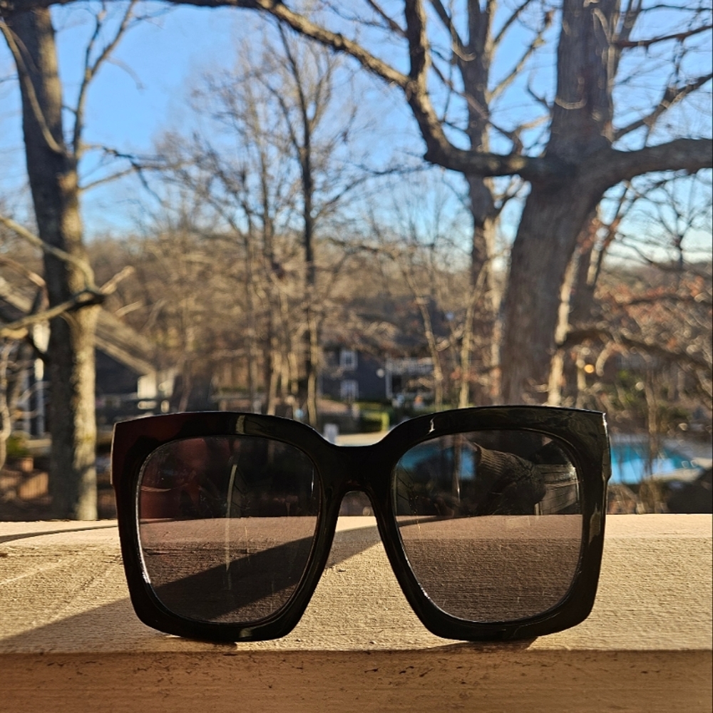 Oversized Luxury blackout Sunglasses